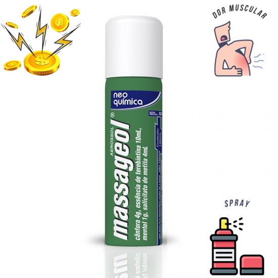 Massageol 120 ml aerosol